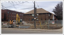 old building at 160 Kenwood Avenue demolished