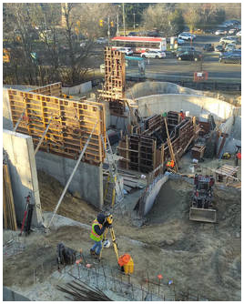 building construction at 515 Markham Rd